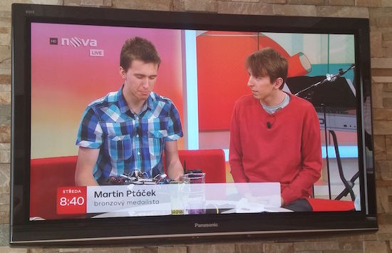Martin Ptáček ve vysílání TV Nova